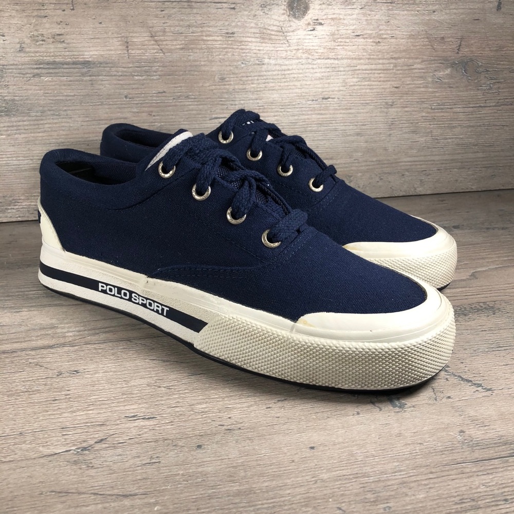 Women’s Ralph Lauren Polo Sport Sneakers Sz 9...better for 8.5v
